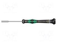 Screwdriver; 6-angles socket; precision; Kraftform Micro WERA