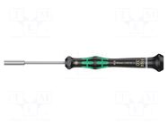 Screwdriver: precision; 6-angles socket; HEX 3mm WERA