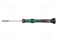 Screwdriver; 6-angles socket; precision; Kraftform Micro WERA