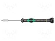 Screwdriver; 6-angles socket; precision; Kraftform Micro WERA