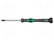 Screwdriver: precision; Torx® with protection; T15H WERA