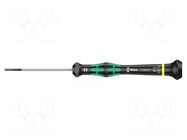 Screwdriver: precision; slot; 1.8x0.3mm; Blade length: 60mm WERA
