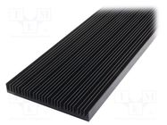 Heatsink: extruded; grilled; black; L: 1000mm; W: 250mm; H: 30mm SEIFERT ELECTRONIC