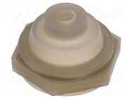 Waterproof cover; MTG; screw; silicone; Body: grey; Illumin: none KNITTER-SWITCH