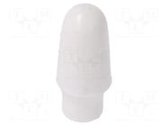 Cap; MTA; push-in; PVC; Body: white; Illumin: none KNITTER-SWITCH