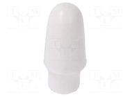 Cap; MTA; push-in; PVC; Body: white; Illumin: none KNITTER-SWITCH