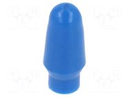 Cap; MTA; push-in; PVC; Body: blue; Illumin: none KNITTER-SWITCH