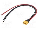 Plug; DC supply; AS150U; male; PIN: 6; with leads; for cable; yellow AMASS