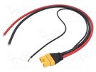 Plug; DC supply; AS150U; female; PIN: 6; with leads; for cable; 70A AMASS