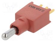 Switch: toggle; Pos: 3; SP3T; (ON)-OFF-(ON); 0.4A/20VDC; TST; 20mΩ KNITTER-SWITCH