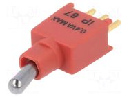 Switch: toggle; Pos: 2; SPDT; ON-(ON); 0.4A/20VDC; Leads: flat pin KNITTER-SWITCH