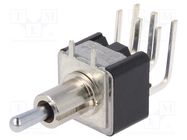 Switch: toggle; Pos: 3; DPDT; ON-OFF-ON; 6A/125VAC; 6A/6VDC; STM KNITTER-SWITCH