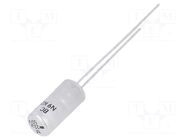 Capacitor: electrolytic; THT; 22uF; 50VDC; Ø5x11mm; Pitch: 2.5mm VISHAY