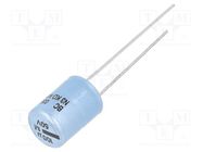 Capacitor: electrolytic; THT; 100uF; 50VDC; Ø8.2x11mm; Pitch: 5mm VISHAY