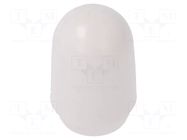 Cap; MTG; push-in; PVC; Body: white; Illumin: none KNITTER-SWITCH