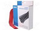 Heat shrink sleeve; glueless; 2: 1; 25.4mm; L: 3.5m; polyolefine BM GROUP