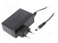 Power supply: switched-mode; mains,plug; 48VDC; 60W; Plug: EU; 90% MEAN WELL