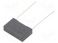 Capacitor: polypropylene; X2; R53; 100nF; 18x11x5mm; ±10%; 15mm KEMET