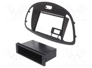 Radio frame; Hyundai; 2 DIN; black PER.PIC.