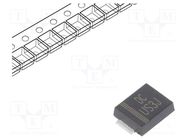 Diode: rectifying; SMD; 600V; 3A; 100ns; SMB flat; Ufmax: 1.7V DC COMPONENTS