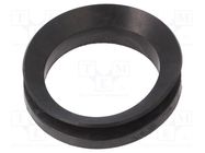 V-ring washer; NBR rubber; Shaft dia: 24÷27mm; L: 7.5mm; Ø: 22mm ORING USZCZELNIENIA TECHNICZNE