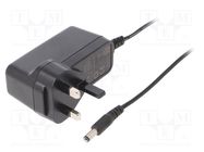 Power supply: switched-mode; mains,plug; 24VDC; 1.5A; 36W; 87% XP POWER