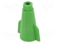 Quick splice; 41A; 400V; screwed; green; 1÷6mm2; quick splice SIMET