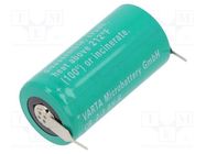 Battery: lithium; 2/3AA,2/3R6; 3V; 1600mAh; non-rechargeable VARTA MICROBATTERY