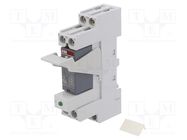 Relay: interface; DPDT; Ucoil: 110VDC; for DIN rail mounting ABB