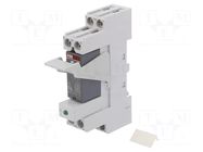 Relay: interface; DPDT; Ucoil: 110VDC; for DIN rail mounting; CR-P ABB