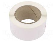 Label; 6mm; 15mm; white; self-adhesive; -40÷150°C WAGO