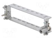 Frame for modules; size L32B; Han-Modular®; with lock; Modules: 8 HARTING