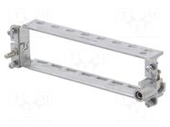 Frame for modules; size L32B; Han-Modular®; with lock; Modules: 8 HARTING