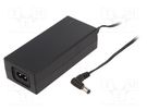 Power supply: switched-mode; 12VDC; 5A; Out: 5,5/2,5; 60W; -5÷40°C ESPE