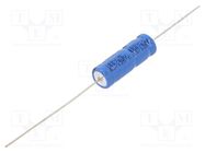 Capacitor: electrolytic; THT; 100uF; 63VDC; Ø10x30mm; ±20%; 8000h VISHAY