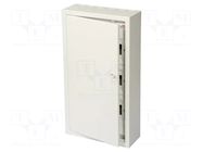 Enclosure: for modular components; IP30; light grey; steel; WRP ETI POLAM