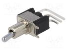 Switch: toggle; Pos: 2; SPDT; ON-ON; 6A/125VAC; 6A/6VDC; -20÷80°C KNITTER-SWITCH