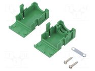 Accessories: case; ways: 4; straight; for cable; green; UL94HB; ABS PHOENIX CONTACT