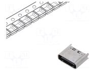 Connector: USB C; socket; CX; on PCBs; SMT; PIN: 24; vertical; 5A HIROSE