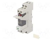 Relay: interface; SPDT; Ucoil: 24VAC; for DIN rail mounting; CR-P ABB