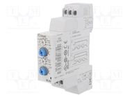 Timer; 0,1s÷100h; SSR; 0.7A; 24÷240VAC; for DIN rail mounting 