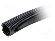 Protective tube; Size: 56; polyamide 12; black; L: 30m; PIH; UL94V-0 PMA
