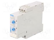 Current monitoring relay; AC current; 120VAC; SPDT; 250VAC/5A 