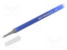 Ball pen refill; blue; 0.5mm; FRIXION PILOT