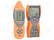 Wire localizer; LCD; Interface: USB; IP40,IP67 (transmitter) 