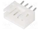 Socket; wire-board; male; 140; 2mm; PIN: 4; THT; 100V; 2A; tinned EDAC