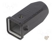 Enclosure for connectors: HDC; size 3A; for cable; Han® M; M20 HARTING