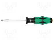 Screwdriver; slot; 3,5x0,6mm; Blade length: 75mm WERA