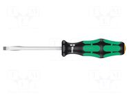 Screwdriver; slot; 3.5x0.6mm; Blade length: 75mm WERA