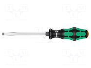 Screwdriver: standard; slot; 7x1.2mm; Blade length: 125mm WERA